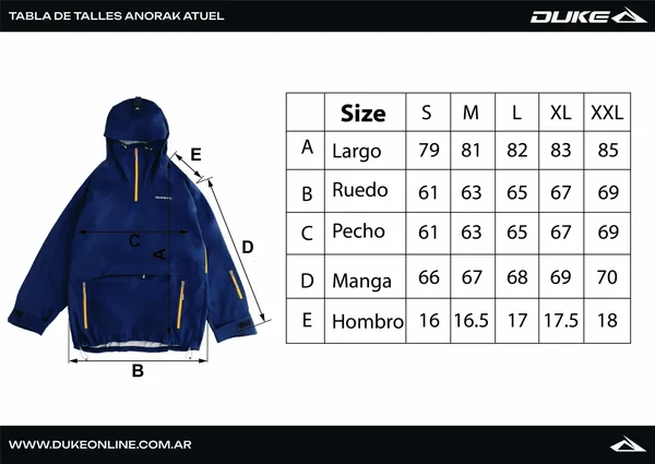 Anorak Atuel Men Blue - Imagen 7