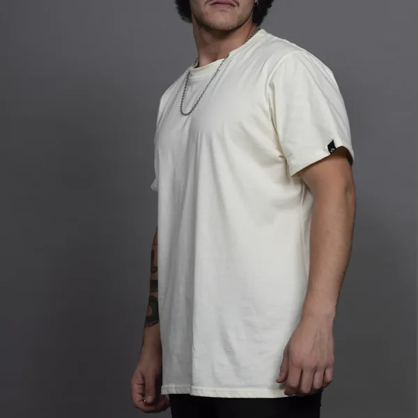REMERA LISA CREMA - Imagen 2