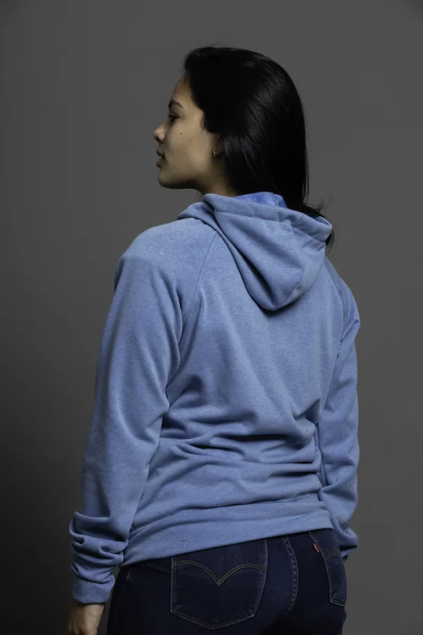 Buzo Hoodie Celeste - Imagen 3