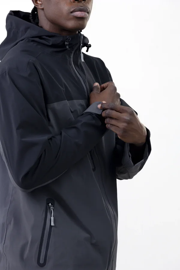 Campera Alerce Negro/ Gris - Imagen 7