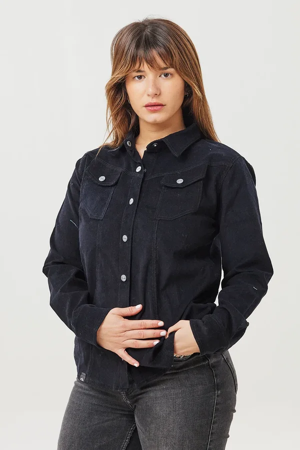 Camisa Corderoy Lady Black - Imagen 6
