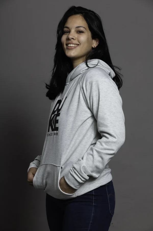 Buzo Hoodie Gris Claro - Imagen 2