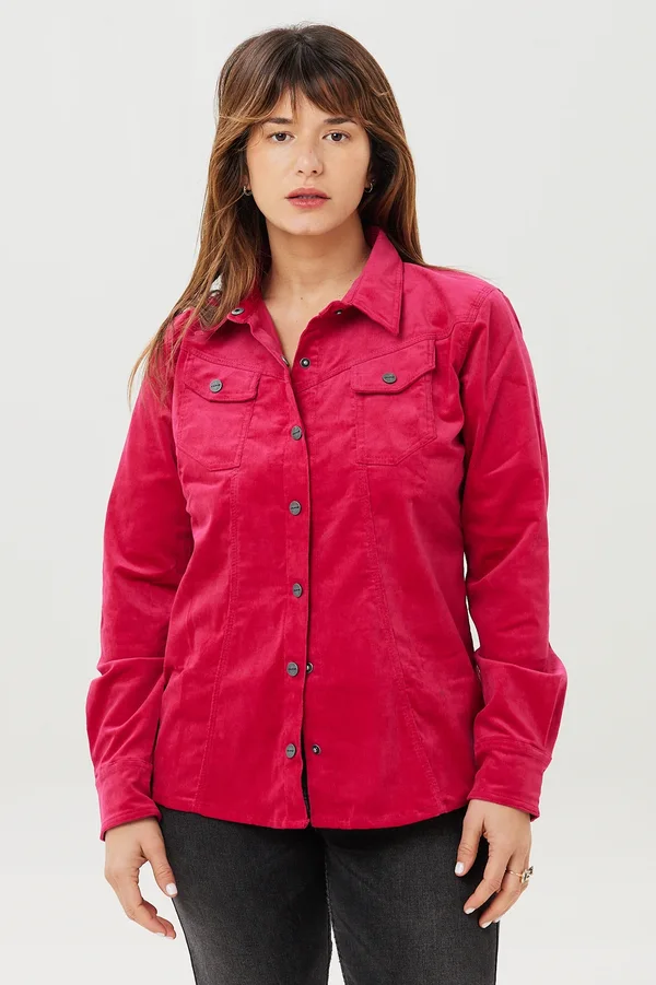 Camisa Corderoy Lady Pink - Imagen 4
