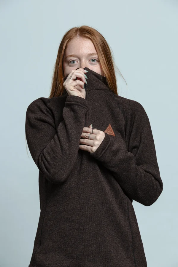 Buzo Sweater Fleece Marrón oscuro - Imagen 2