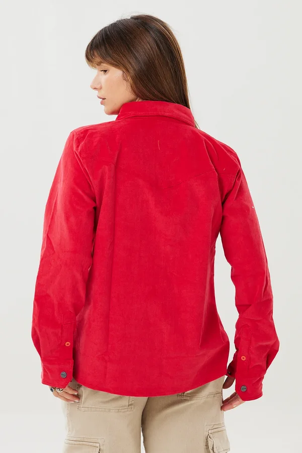 Camisa Corderoy Lady Red - Imagen 3