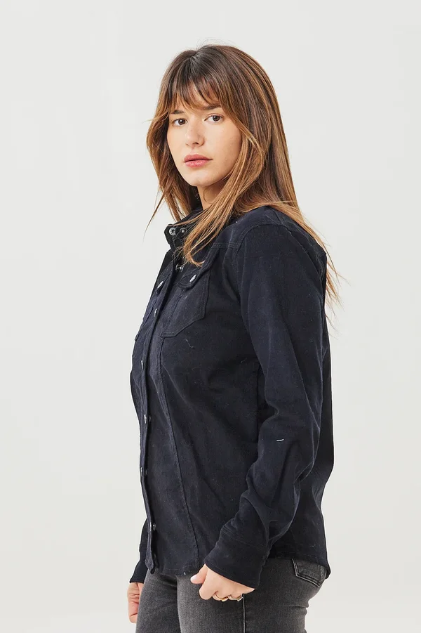 Camisa Corderoy Lady Black - Imagen 7