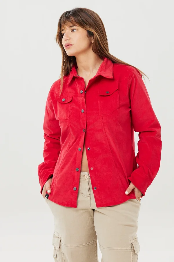 Camisa Corderoy Lady Red - Imagen 5