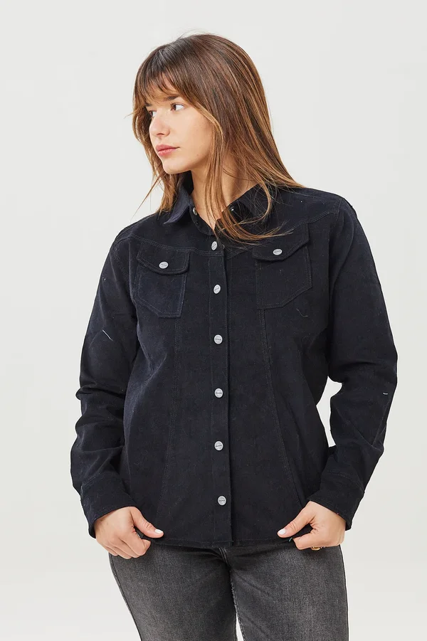 Camisa Corderoy Lady Black - Imagen 8