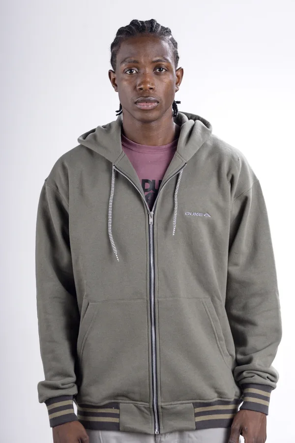 Campera City Jersey con Capucha Beige - Imagen 4