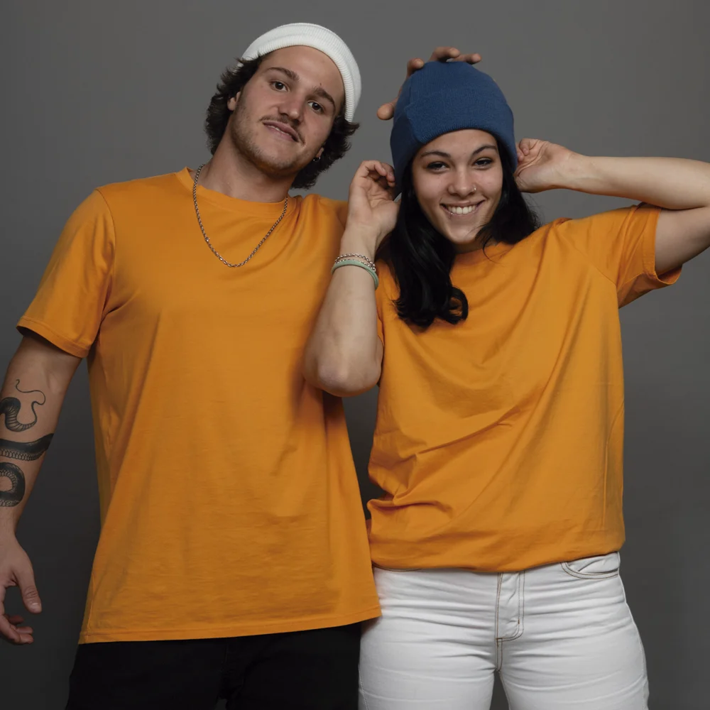REMERA LISA MOSTAZA