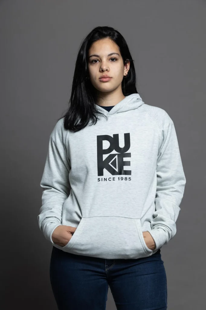 Buzo Hoodie Gris Claro