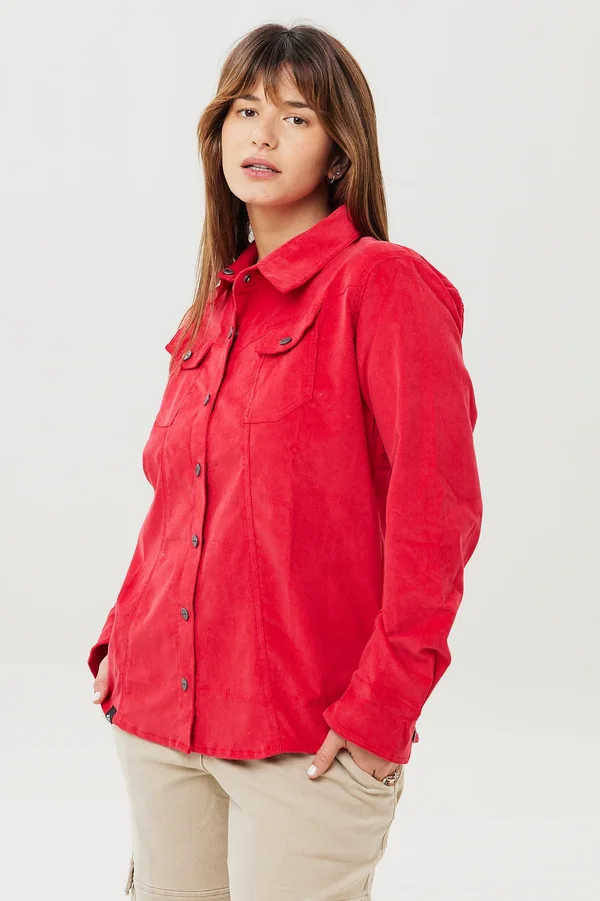 Camisa Corderoy Lady Red - Imagen 4