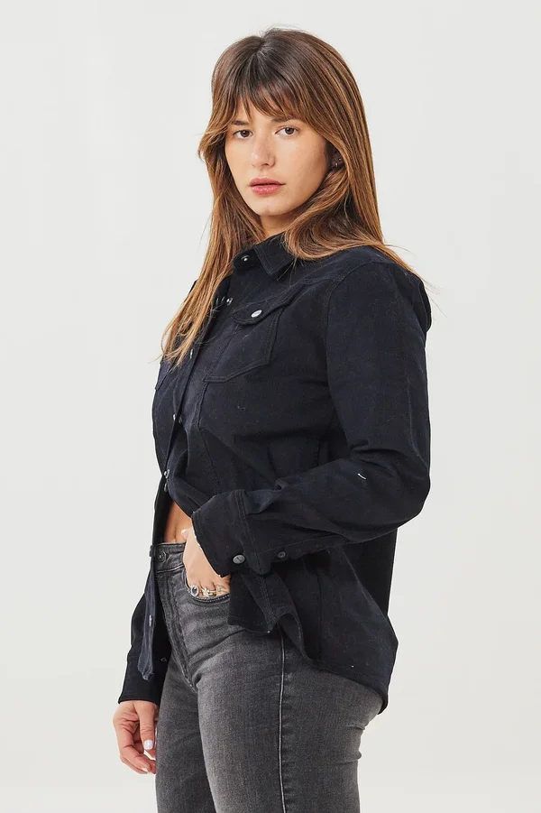 Camisa Corderoy Lady Black - Imagen 11