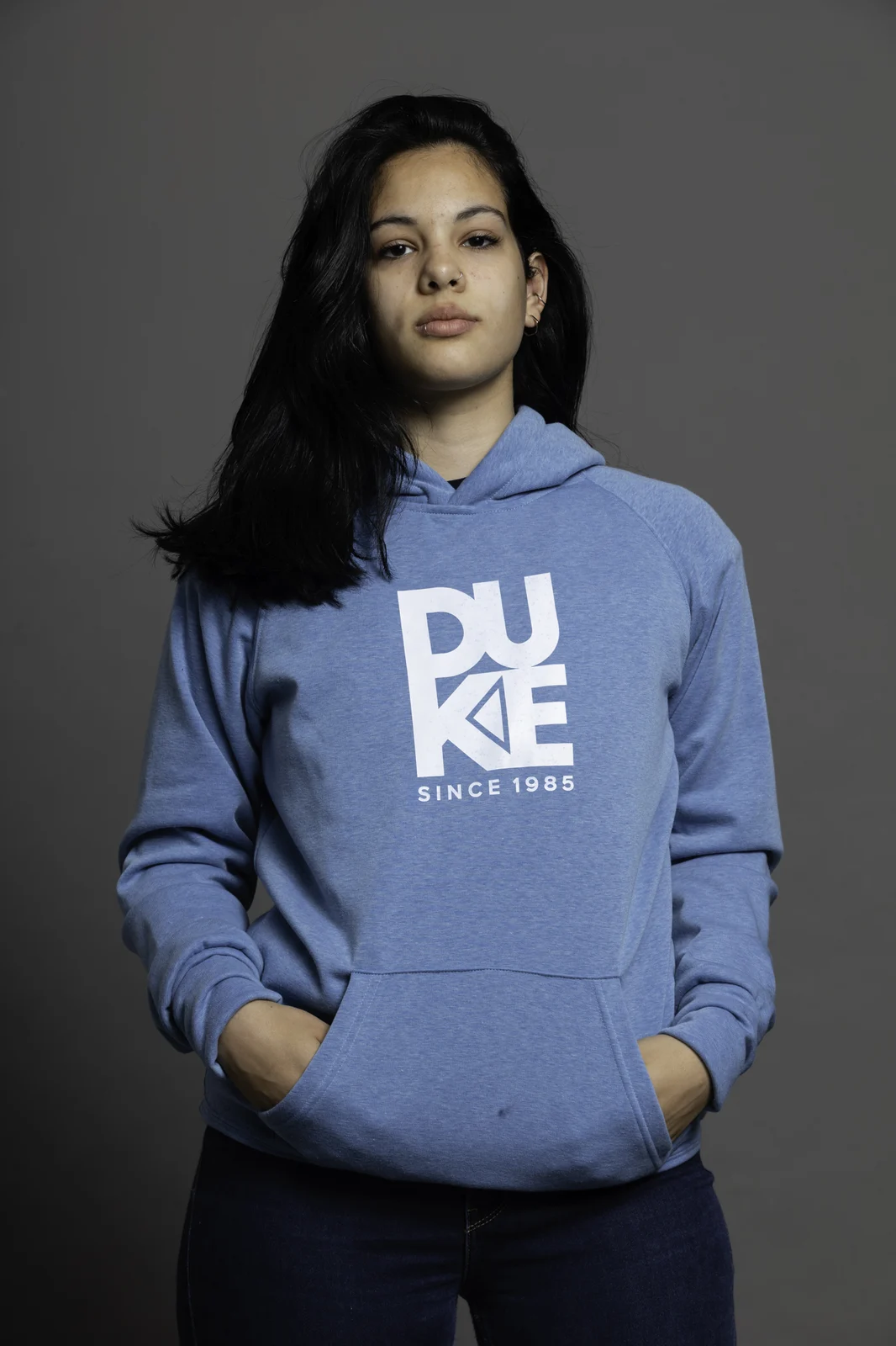 Buzo Hoodie Celeste