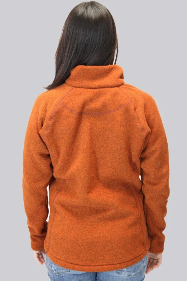 Buzo Sweater Fleece Basic Naranja - Imagen 4