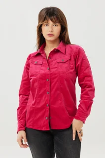 Camisa Corderoy Lady Pink